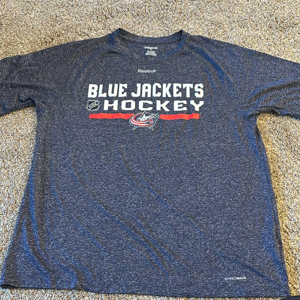 Reebok Blue Jackets Hockey NHL Tee